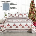 thumbnail image 6 of Christmas Bedspread Set for King Beds Holiday Decor - Includes Bedspread and Shams, 6 of 8