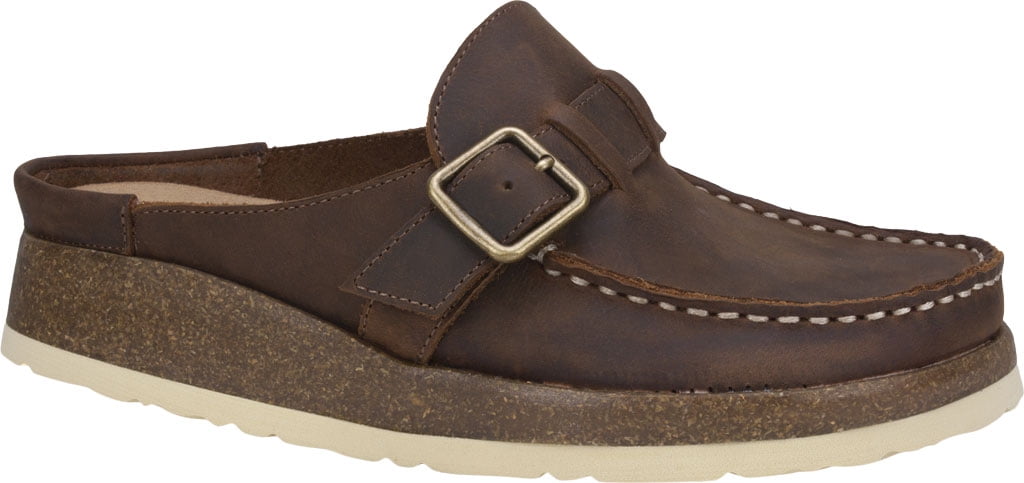Women's White Mountain Bayhill Mule Brown Crazy Horse Leather 8 M ...