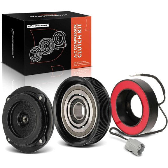 A-Premium A/C Compressor Clutch Kit Compatible with Honda Accord 2.4L 2003-2007
