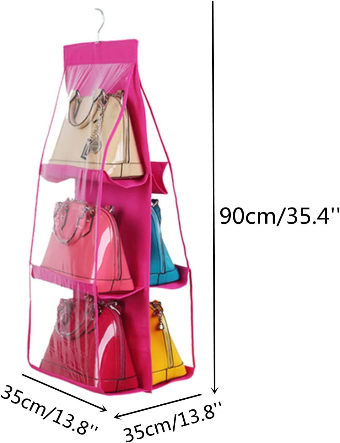 Hottest Hanging Purse Handbag Organizer for Closet, Purse Organizer