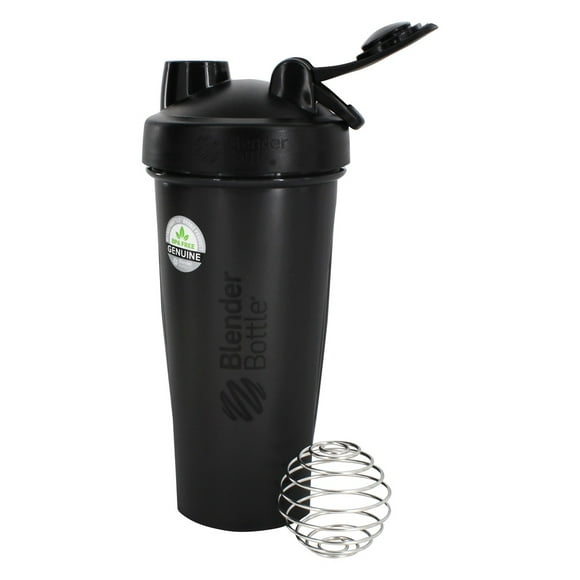 Blender Bottle - Bouteille Shaker Classique avec Boucle Couleur Noire - 28 oz.