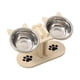 thumbnail image 5 of Comedero elevado para gatos, práctico y práctico, con soporte elevado. Madera, 5 of 9