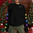 thumbnail image 7 of Generic Womens Merry Christmas Sweatshirt Casual Crewneck Long Sleeve Pullover Shirts Cute Merry Letter Print Loose Fit Tops, 7 of 7