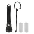thumbnail image 2 of Underwater Torch, 100M Dive Depth 400m Shooting Distance 3 LED Wicks Professional Diving Lamp 4000lm Simple Operation Aviation Aluminum  For Hunting, 2 of 8