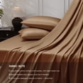 thumbnail image 3 of MooMee Duvet Cover Set Queen 600-TC 100% Extra Long-Staple Cotton Sateen Silky Smooth Luxury (Dark Orange), 3 of 8