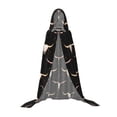 thumbnail image 7 of Honeii Western Cowboy Print Poncho Cape, Cloak Coat, Snuggly Hooded Wearable Blanket, Hooded Cape For Teenagers,Halloween Costumes-Small, 7 of 7