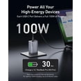 thumbnail image 3 of Cargador Anker Prime 100W 3 Puertos GaN con Power Bank de 27650mAh, 3 of 7