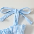 thumbnail image 6 of Girl Summer Cotton And Linen Camisole Short Shirt Shorts And Toddler Suits, 6 of 9