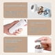 thumbnail image 3 of Electric Foot Callus Remover, Pedicure Tools Rechargeable, Dead Skin Remover For Feet With 3 Super A, 3 of 5