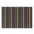 thumbnail image 1 of Modern Cutting Board, Colorful Geometric Stripes Lines Vintage Retro Style Design Art Print, Decorative Tempered Glass Cutting and Serving Board, Small Size, Multicolor, by Ambesonne, 1 of 1