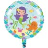 Creative Converting Mermaid Friends Metallic Balloons, 10-Count