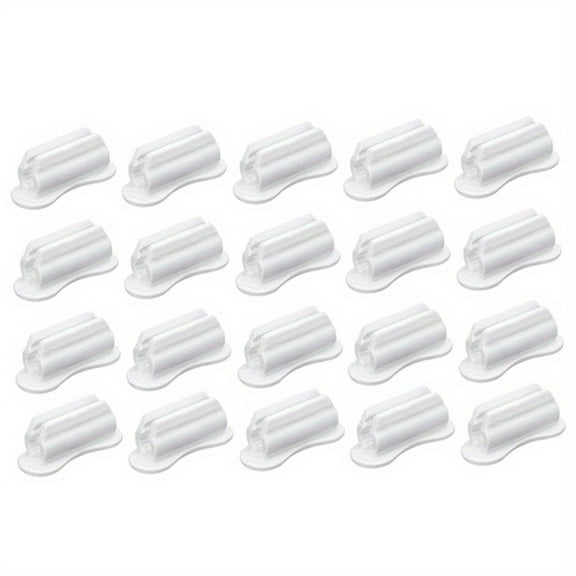 20 Pieces Silicone Pencil Holder Adhesive Pencil Pen Holder for Desk Wall for Office Essentials Accessories and Teacher Supplies