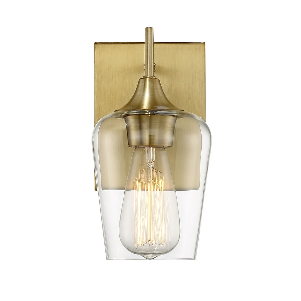 Savoy House 940301322 Octave 1Light Wall Sconce in a Warm Brass