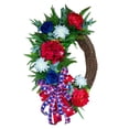 thumbnail image 1 of Independence Day Wreath, Holiday Indoor Decorative Garland Window Door Hanging Art Craft Gift, 1 of 8