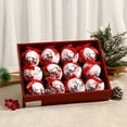 thumbnail image 3 of Fwttom Christmas Ornaments 12pcs - 3.15"/8cm Christmas Ball Ornaments, Shatterproof Christmas Ornaments Set for Party Wedding Christmas Tree Decorations Holiday Gift, 3 of 4