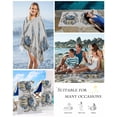 thumbnail image 5 of Blue Crab Coastal Beach Towels Oversized Super Absorbent, Vintage Beach Nautical Coral Sea Lightweight Bath Towel Quick Dry Sets For Bathroom/Pool/Rv Camping/Beach Play/Gym Room/Picnic 30"x60", 5 of 8