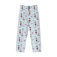 thumbnail image 4 of Xecao Poodle Dog Men's Straight Lounge Pajama Pants: The Ultimate in Comfortable Sleepwear, 4 of 9