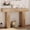 Annual ring oak, variant on 47" Long Console Table with Drawer, Wooden Rectangular Sofa Table Behind The Couch, Industrial Farmhouse Entryway Foyer Hallway Tables for Entrance, Living Room, Natural