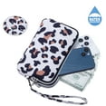 thumbnail image 6 of HAWEE Large Capacity Wristlet Wallet for Women Leopard Printed Nylon Water-resistant Handbag Clutch Purse with 3 Zipper Compartments Lightweight & Durable for Travel/ Shopping/ Everyday Use, 6 of 6