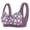 Purple, variant on Bras for Women No Underwire, Front Snap Button Bra with Daisy Floral Print, Full Coverage Vest Style Bra, Wide Straps Plus Size Comfort Lingerie, 1-Pack