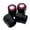Black, variant on Hex Pink Hello Kitty Logo Car SUV Wheels Tire Air Valve Caps Stem Dust Cover
