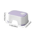 thumbnail image 3 of WuztaiChildren's Step Stool, Skidproof Bathroom Stool for Brushing Teeth, PlasticKids Step Up Stool, 3 of 6