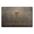 thumbnail image 2 of Non-Slip Area Rug 60"x39" Indoor Washable Floor Mats Carpet Printed for Living Room, Bedroom, Home Decor Skull with A Pumpkin Head, 2 of 7