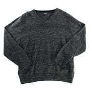 Nautica NEW Charcoal Gray Mens Size Small S V-Neck Marl Knit Sweater