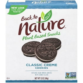 Back To Nature Plant Based Snacks Fudge Mint Cookies 6 4 Oz Box Walmart Com Walmart Com