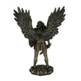 thumbnail image 3 of Finition Bronze Archange St. Michael en Armure avec Bouclier et Statue d'Épée, 3 of 3