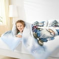 thumbnail image 4 of Castle Fairy Teens Women Men Kawaii Blue Gnome 2Pcs Bedding Comforter Set,Merry Christmas Tree Twin Comforter Sets,Happy New Year Breathable Bedding Set,Luxury Bedroom Decor, 4 of 8
