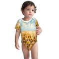 thumbnail image 2 of Yiaed Sunflower Field Bliss Print Infant Climbing Short Sleeve Onesie One-Piece Baby Bodysuit Clothes 0-12 Months -18 Months, 2 of 6