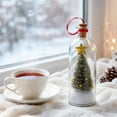 thumbnail image 7 of Recordable Luminous Christmas Tree Wishing Bottle, Light Up Mini Christmas Tree Glass Bottle Ornament, Voice Message LED Warm Light Tabletop Keepsake Jar with Ribbon, Holiday Xmas Gift Set, 7 of 7