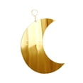 thumbnail image 1 of Espejo de estilo boho, decoraciones de pared colgantes acrílico estético, Oro, 1 of 6