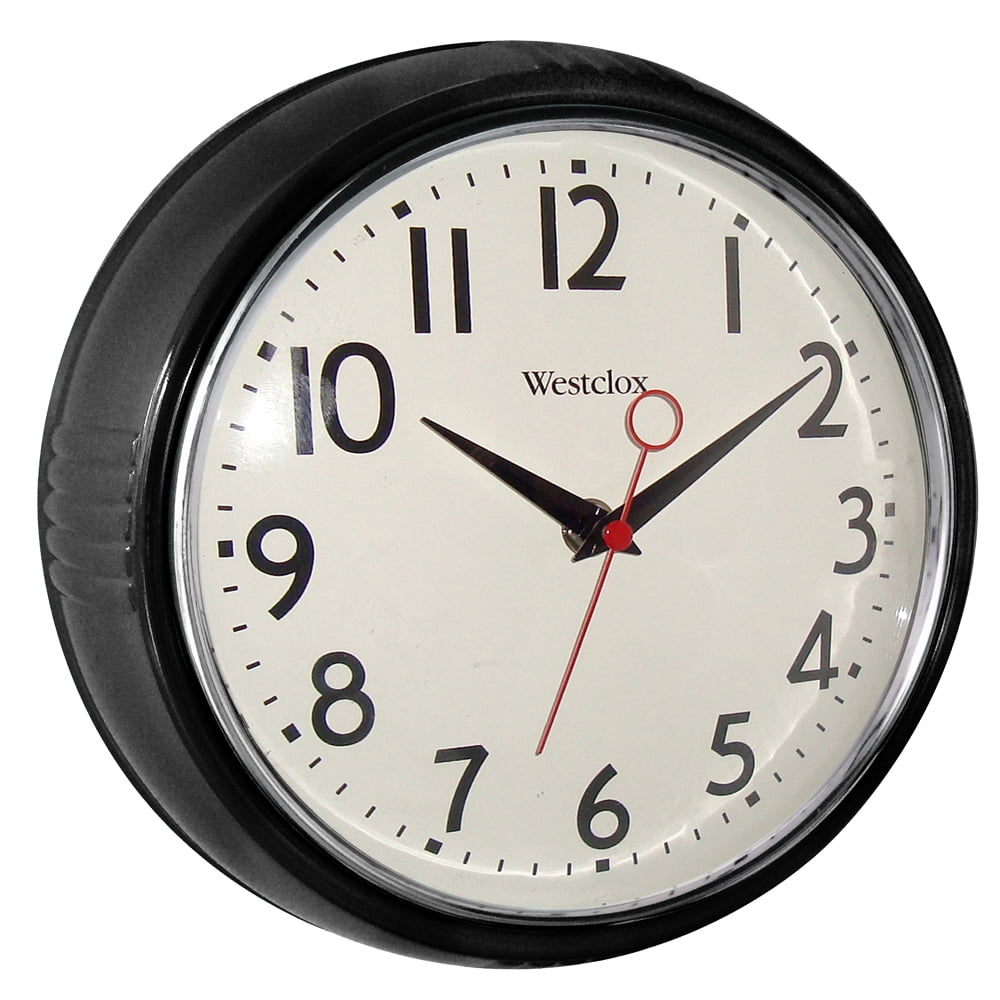 Westclox 32042r Retro 9 5 Round Kitchen Wall Clock Com