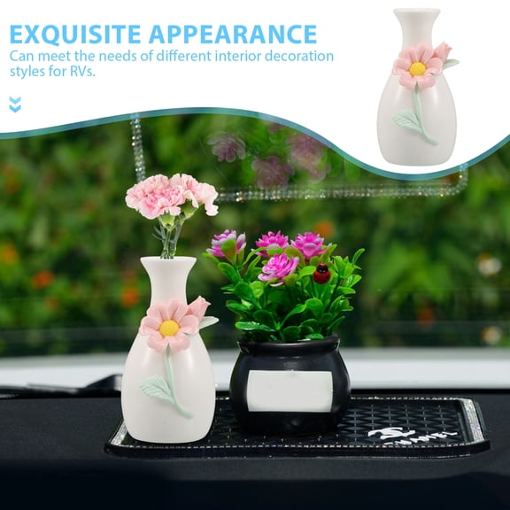 RENACLIPY Elegant Ceramic Flower Vase Multi-Color Planter for Stylish Modern Home and Office Decoration