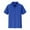 Blue, variant on Unisex Short Sleeve Polo Shirts Classic Solid Color Work Uniforms Breathable Pique Knit Tops for Business Office and Teamwear