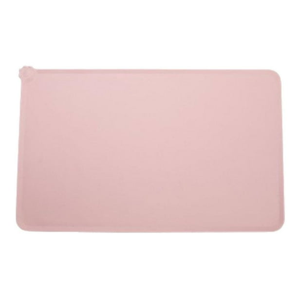 Tapete para comedero de perros y gatos, impermeable, antideslizante, de silicona, C2O1