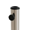 thumbnail image 4 of Christopher Knight Home Square Umbrella Base with Wheels, Stainless Steel Pole, Natural, 4 of 9