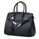 thumbnail image 1 of Bolsos de mujer 2025 Otoño e Invierno Nuevo bolso con cremallera Bolso de belleza europeo y americano Bolso de platino con patrón de lichi Bolso de mano de hombro diagonal para mujer, 1 of 5