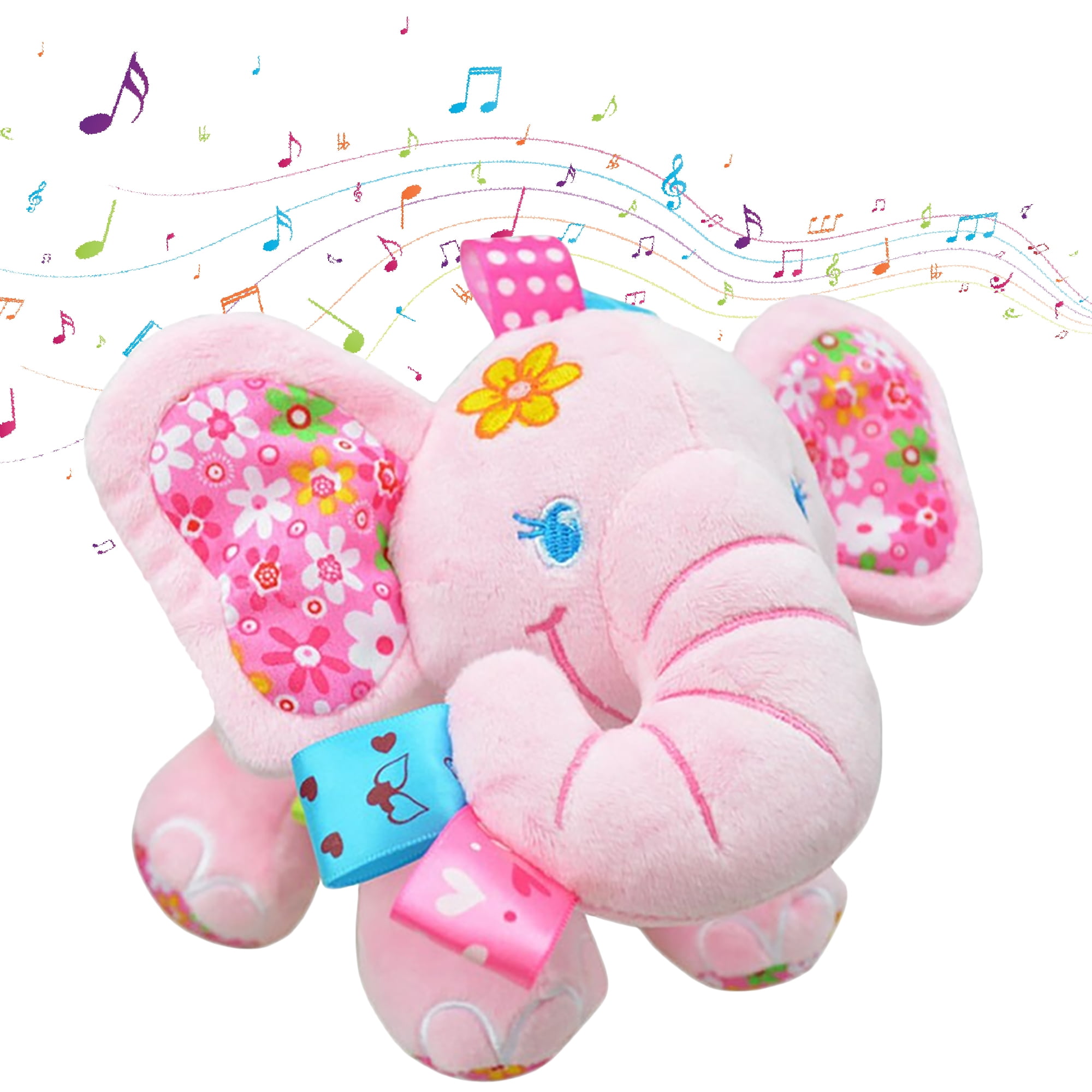 musical elephant stuffed animal