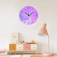 thumbnail image 5 of Bedroom Decor for Teen Girls - Pink Wall Clocks Battery Operated 14 Inch - Glass Mermaid Wall Clock Non-Ticking, 5 of 8