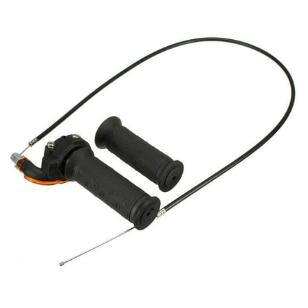 OATIPHO Throttle Cable Universal Black Rubber 1 Pair