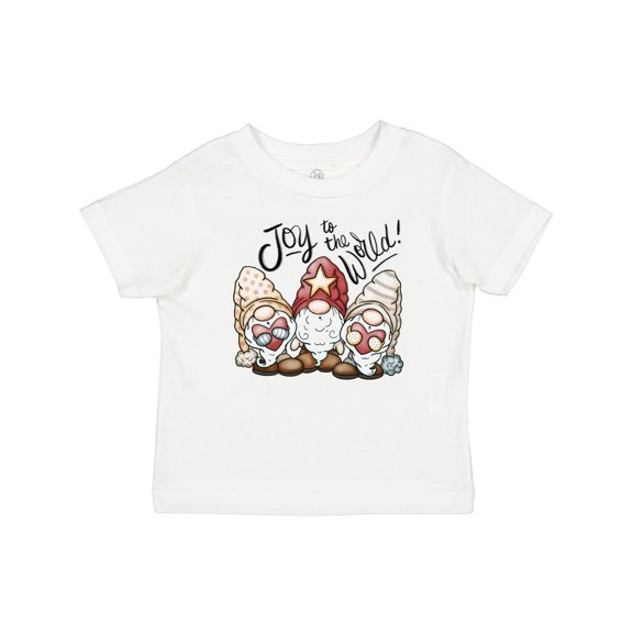 Inktastic Joy to the World Christmas Gnomes Boys or Girls Baby T-Shirt