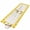 yellow, variant on Gnomes Bees 2'x6' Runner Rugs for Hallway Kitchen Bedside Non Slip Washable, Spring Daisy Wooden Grain Yellow Plaid Entryway Rug Runners with Rubber Backing, Long Carpet Runner for Laundry Room