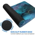 thumbnail image 6 of Enjoy Stellar Gaming with Large Dazzling Galaxy Mouse Pad. Features Non-Slip Rubber Base, Stitched Edges for Enhanced Longevity. Ideal as a Keyboard Mat & Desk Pad - 31.5x11.8in., 6 of 7