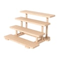 thumbnail image 3 of segolike Wood Display Riser Multi Layers Jewelry Organizer Rack for Sculptures Crafts 4 Layers, 3 of 9