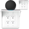 thumbnail image 1 of Storage Theory | Power Perch | Ultimate Outlet Shelf | Easy Installation, No Additional Hardware Required | Holds Up to 10 lbs | White Color | 2 Pack, 1 of 1