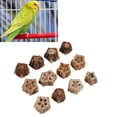 thumbnail image 2 of NFTIGB Bird Chewing Blocks Beak Grinding Boredom Relief Decorative Five Pointed Star Shape Bird Bite Nuts for Parrots, 5 Packs (10.6 inches / 27 cm), 2 of 9