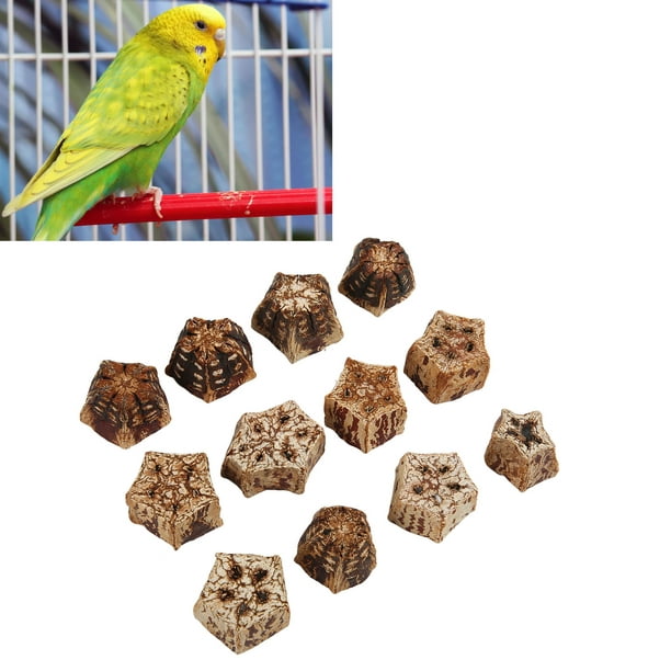 Estink Bird Chewing Blocks, Five Pointed Star Shape Beak Grinding Attractive Chew Nuts For Cockatiel For Home